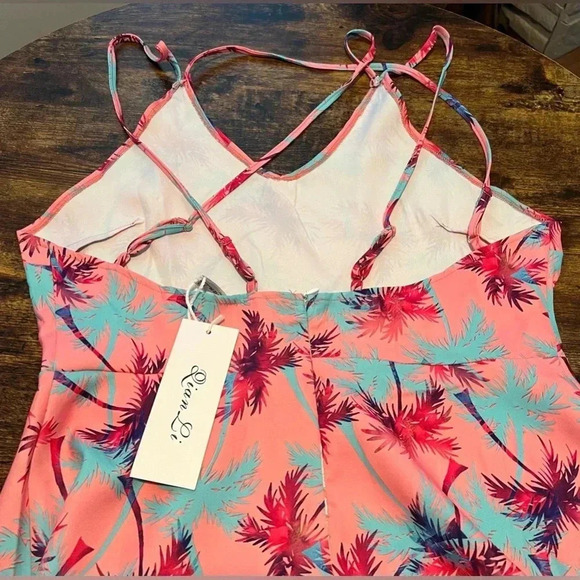 Qian Li | ladies Hawaiian print sundress. Size: 2XL - Picture 6 of 13